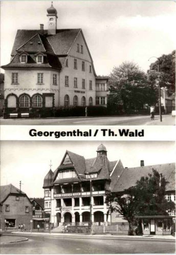 Georgenthal in Thüringen,, Ferienheim Clara Zetkin und Hotel Deutscher Ho