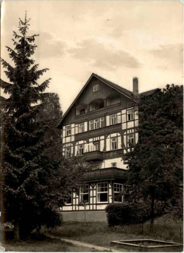 Georgenthal in Thüringen,, Ferienheim der VER Carl Zeiss Jena