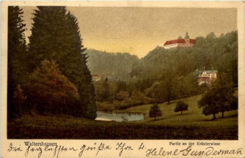 Waltershausen in Thüringen, Partie an der Kräuterwiese