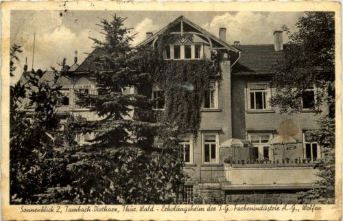 Tambach - Dietharz, Erholungsheim der IG Farbenindustrie, Wolfen