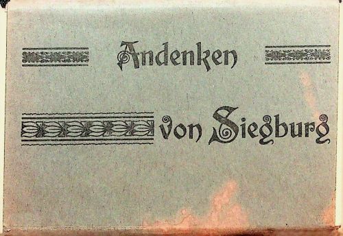 Andenken an Siegburg - Kirche und Kirchenschatz - Booklet mit 10 AK