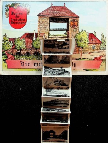 Weinstrasse - Weintor Schweigen - Aufklappbar