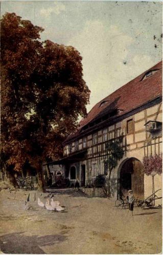 Bauernhof- gelaufen in Niebe Schlesien