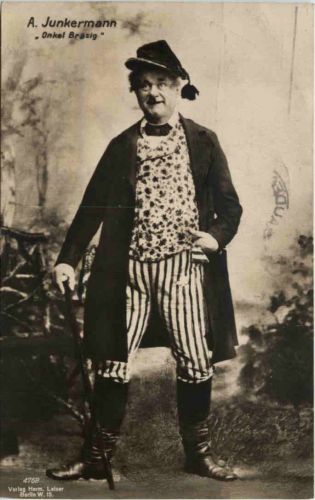 Schauspieler - A. Junkermann - Onkel Bräsig gelaufen in GGraudenz