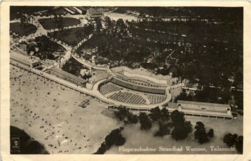Fliegeraufnahme Strandbad Wannsee