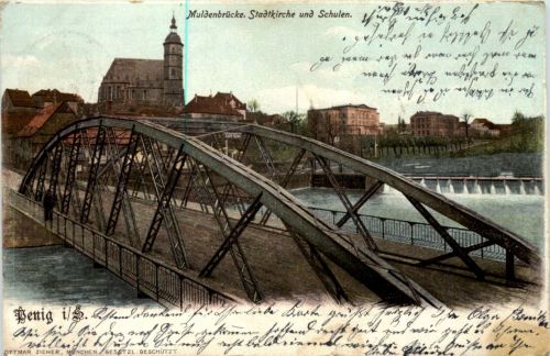 Penig in Sachsen - Muldenbrücke
