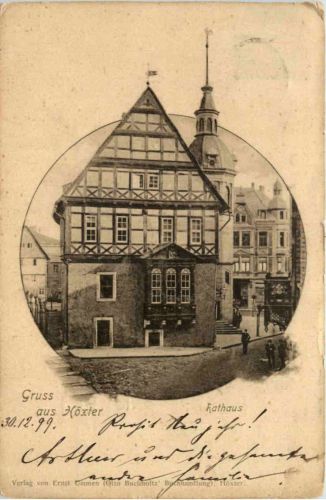 Gruss aus Höxter - Rathaus