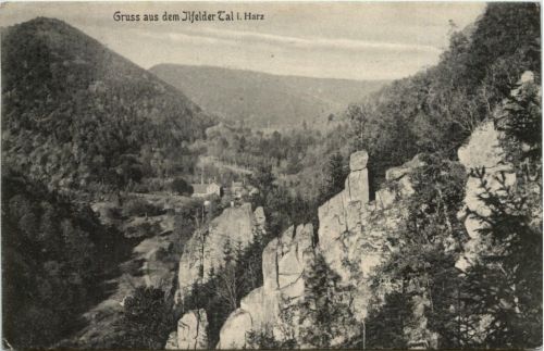 Gruss aus dem Ilfelder Tal im Harz