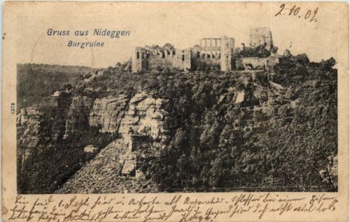Gruss aus Nideggen - Burgruine