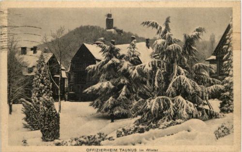 Offizierheim Taunus im Winter