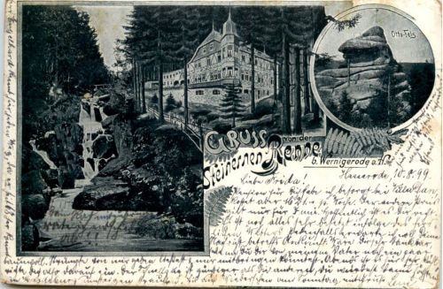 Gruss von der Steinernen Renne bei Wernigerode