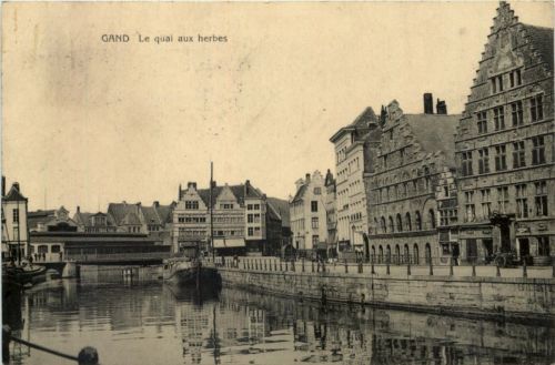 Gand - Le quai aux herbes