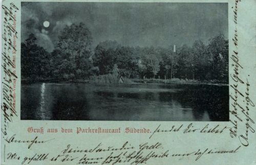 Gruss aus dem Parkrestaurant Südende