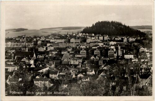 Pössneck, Blick gegen die Altenburg