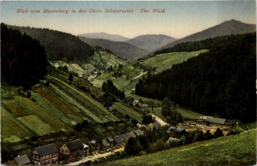 Blick vom Masserberg in das obere Schwarzatal