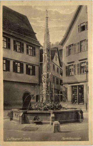Kurort Urach, Marktbrunnen