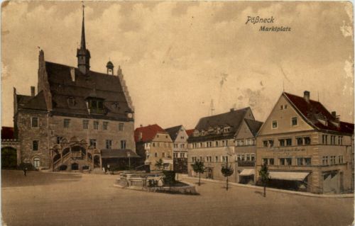 Pössneck, Marktplatz