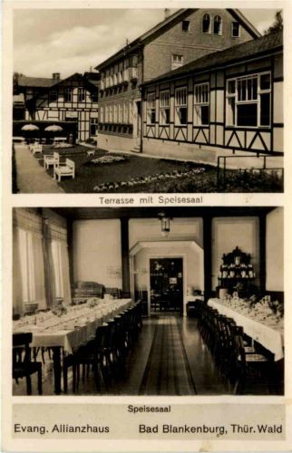 Bad Blankenburg, EV. Allianzhaus, Speisesaal