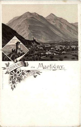 Souvenir de Martigny - Litho