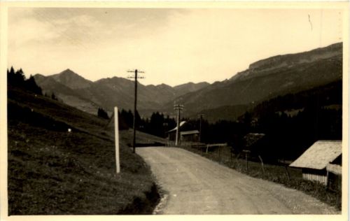 Strasse im Walsertal