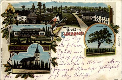 Gruss aus Elsenborn - Litho