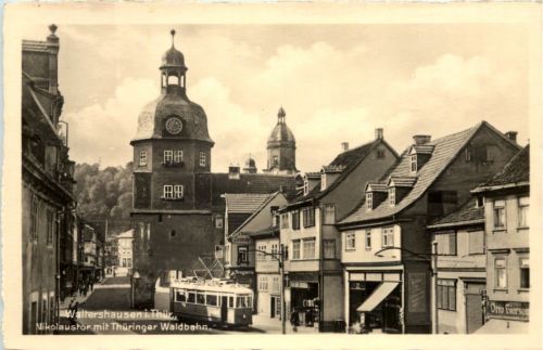 Waltershausen in Thüringen mit Waldbahn