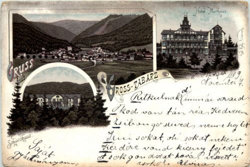 Gruss aus Gross-Tabarz - Litho