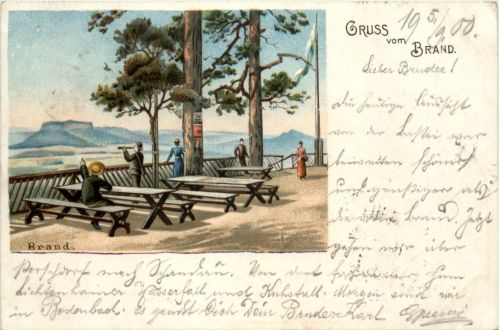 Gruss vom Brand - Litho