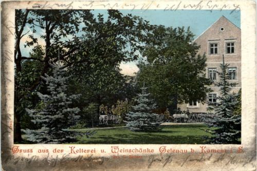 Gruss aus der Kelterei Gelenau bei Kamenz