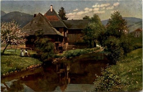 Schwarzwald - Künstler AK H. Hoffmann