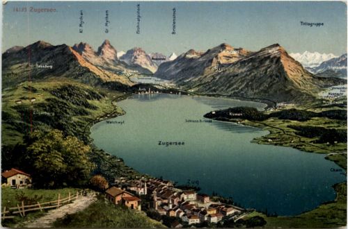 Zug mit Zugersee
