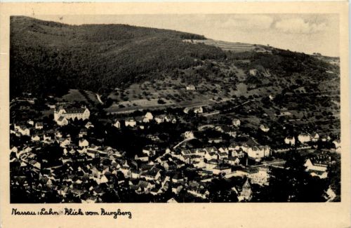 Nassau - Lahn - Blick vom Burgberg