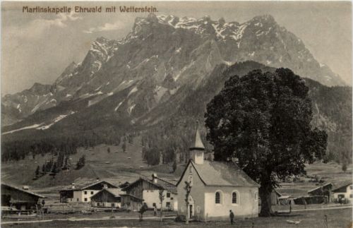 Martinskapelle Ehrwald mit Wetterstein