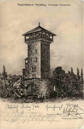 Aussichtsturm Herzberg - Saalburg