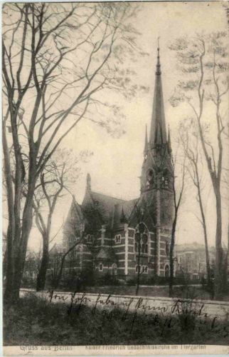Gruss aus Berlin - Kaiser Friedrich Gedächtniskirche im Tiergarten
