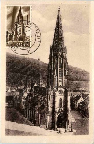 Freiburg - Münster - Maximumkarte