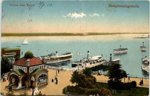 Gruss aus Tegel - Dampferanlagestelle