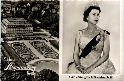 Brühl - Schloss Augustusburg - Queen Elisabeth II