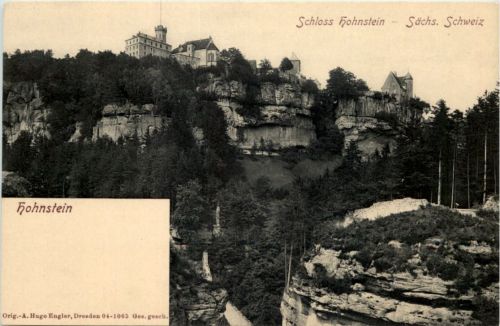 Sächs. Schweiz, Hohnstein, Schloss
