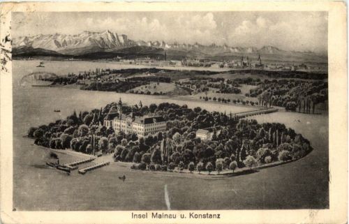 Insel Mainau i. B., und Konstanz