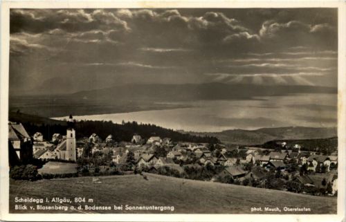 Scheidegg i. Allg., Blick v. Blasenberg a.d. Bodensee