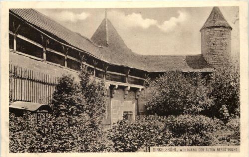 Dinkelsbühl, Wehrgang der alten Befestigung