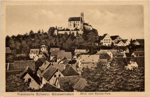 Gössweinstein. Blick vom Gerner-Fels