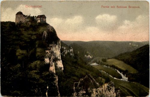 Donautal, Partie mit Schloss Bronnen