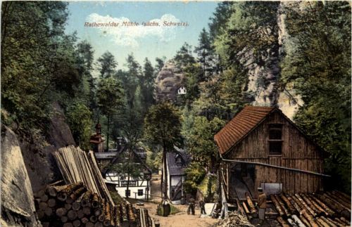Sächs. Schweiz, Rathewalder Mühle