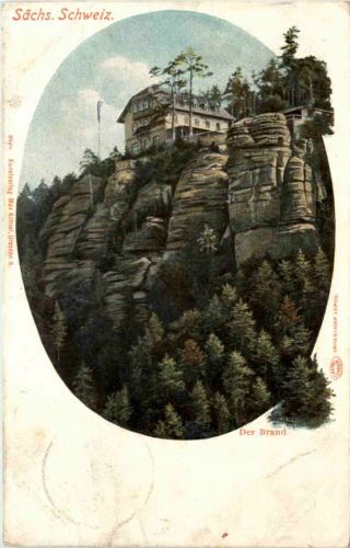 Sächs. Schweiz, Der Brand bei Hohnstein