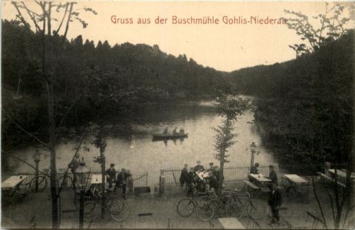 Gruss aus der Buschmühle Gohlis-Niederau