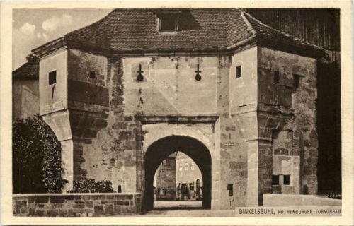 Dinkelsbühl, Rothenburger Torvorbau