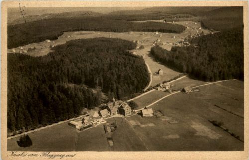 Kniebis vom Flugzeug aus