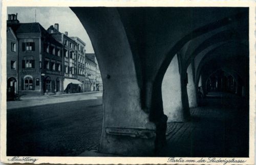 Neuötting, Partie von der Ludwigstrasse